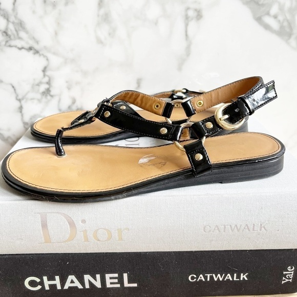 Bandolino Black and gold sandals from Nordstrom - Picture 11 of 13